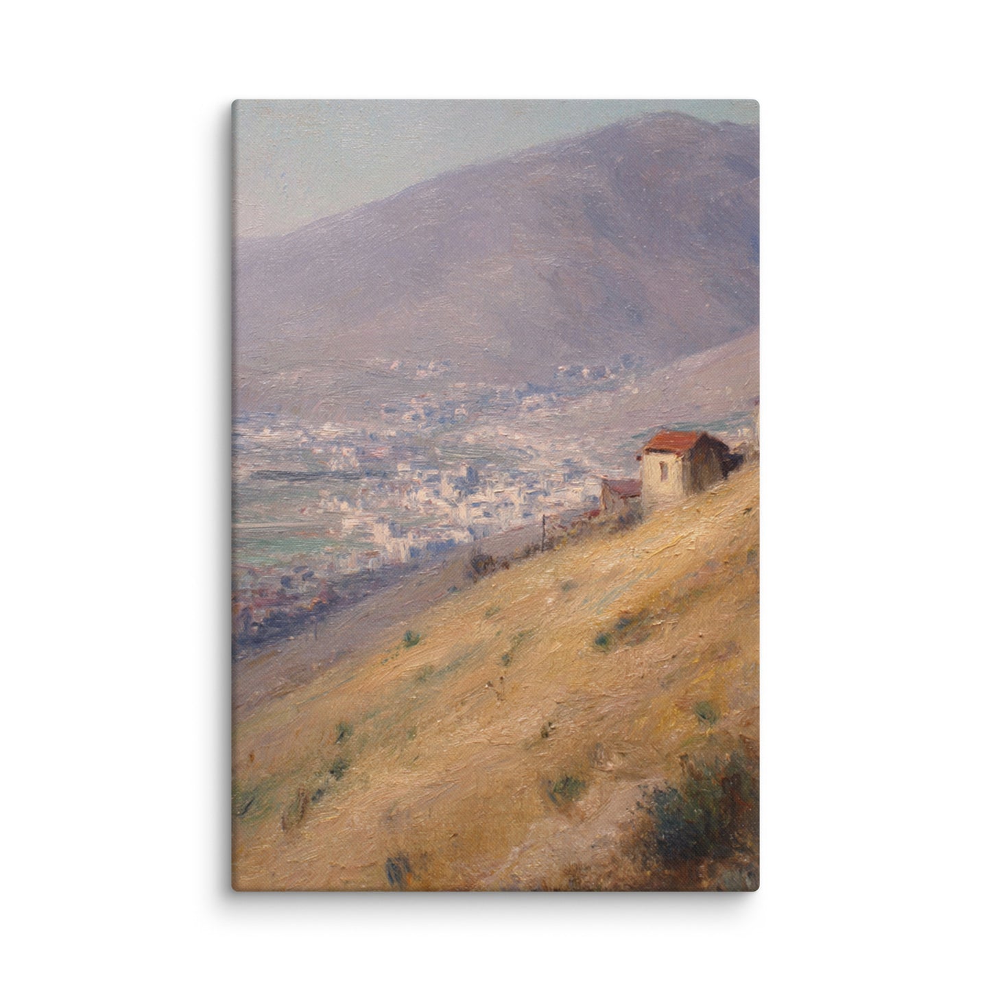 Mountain Village Landscape Print