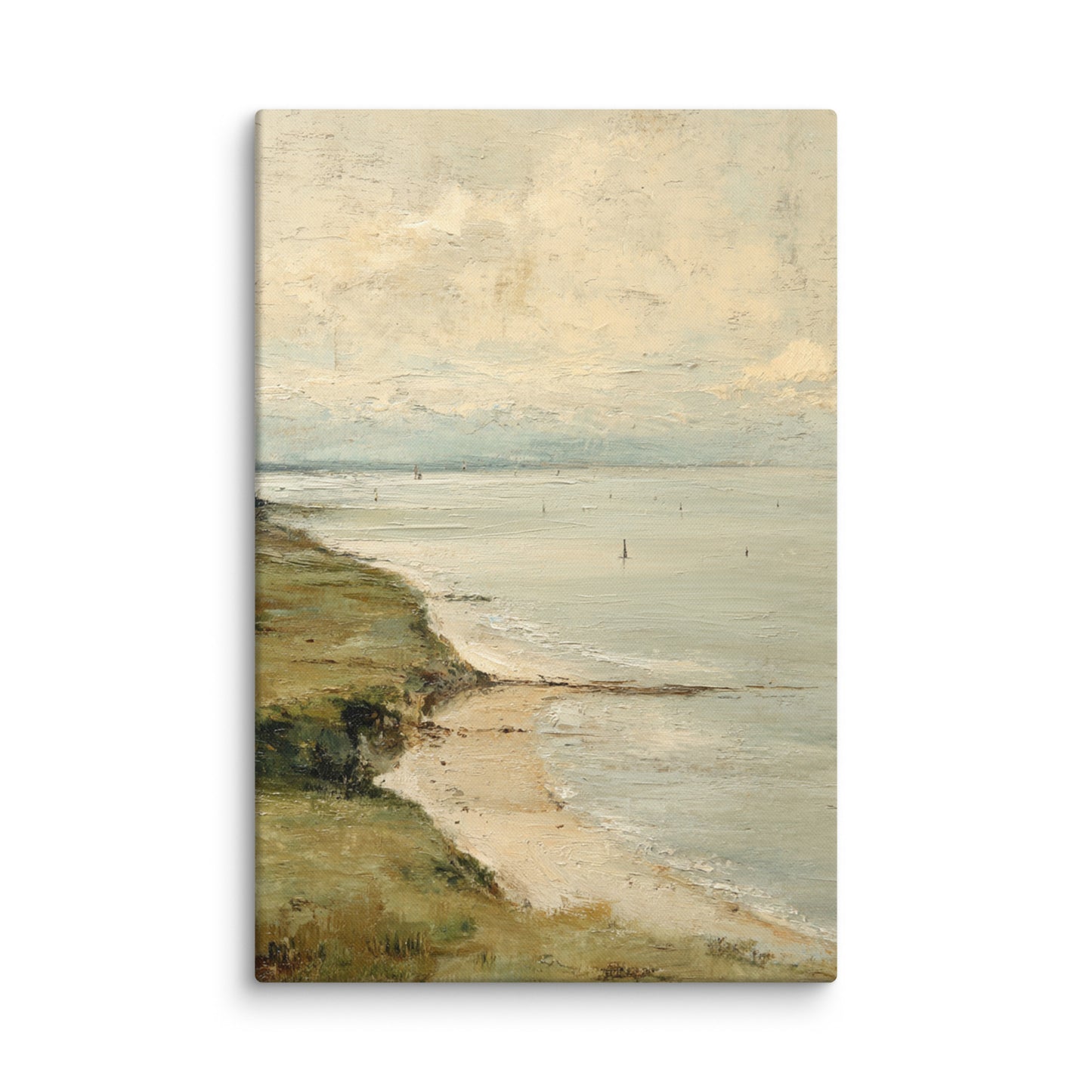 Coastal Seascape Beach Wall Art Print – Quiet Shore