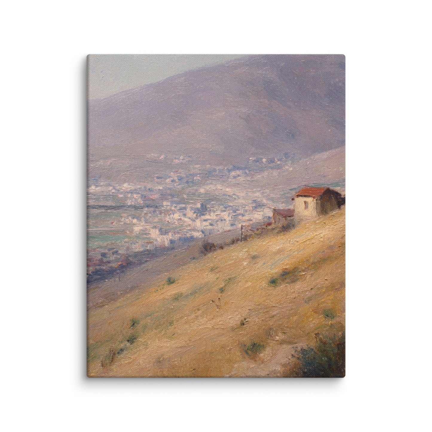 Mountain Village Landscape Print