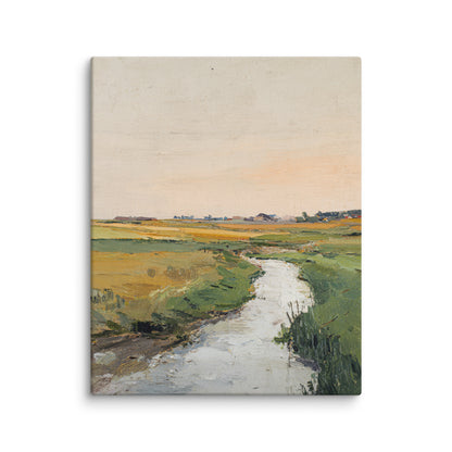 Countryside Stream Landscape Print