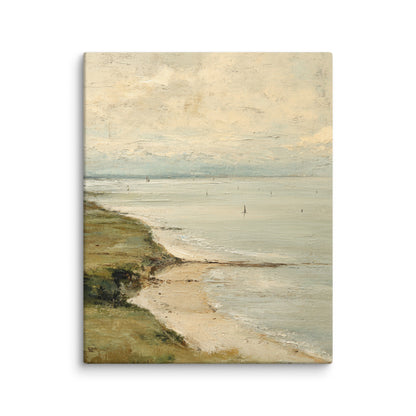 Coastal Seascape Beach Wall Art Print – Quiet Shore