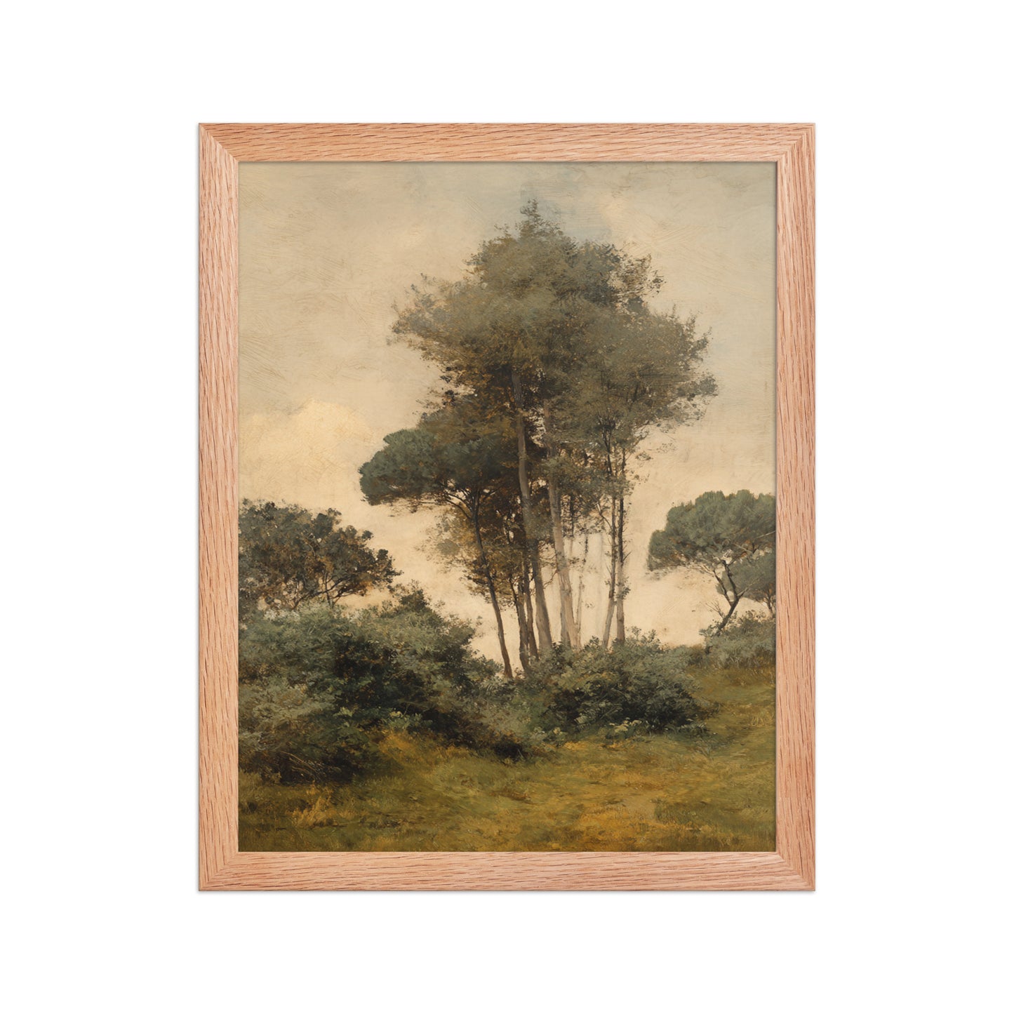 Countryside Tree Landscape Print – Quiet Grove