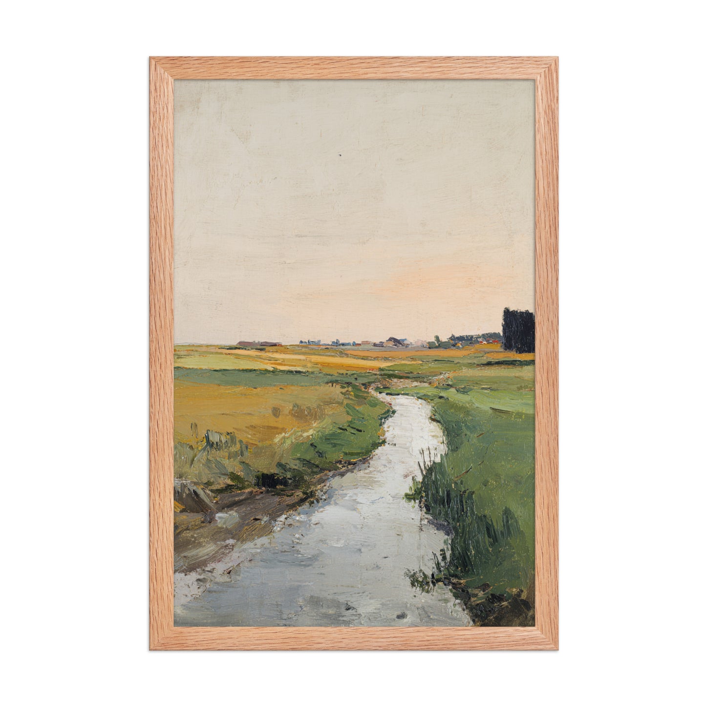 Countryside Stream Landscape Print