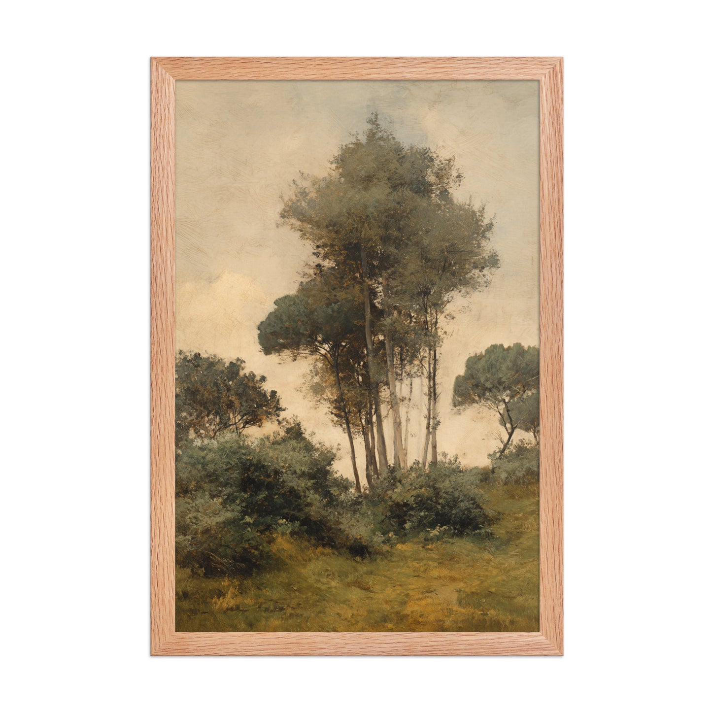Countryside Tree Landscape Print – Quiet Grove
