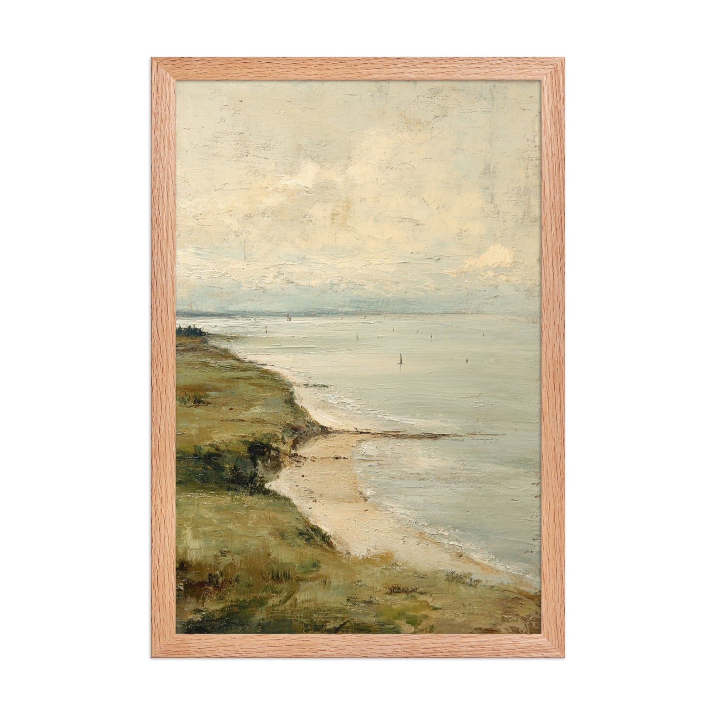 Coastal Seascape Beach Wall Art Print – Quiet Shore