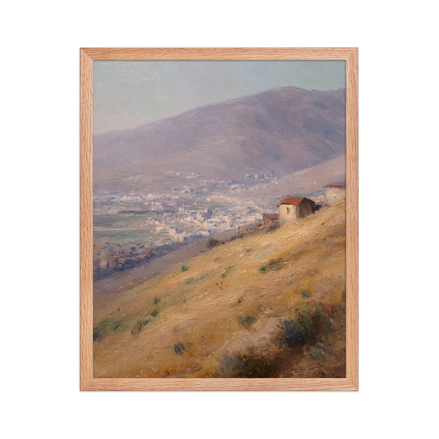 Mountain Village Landscape Print