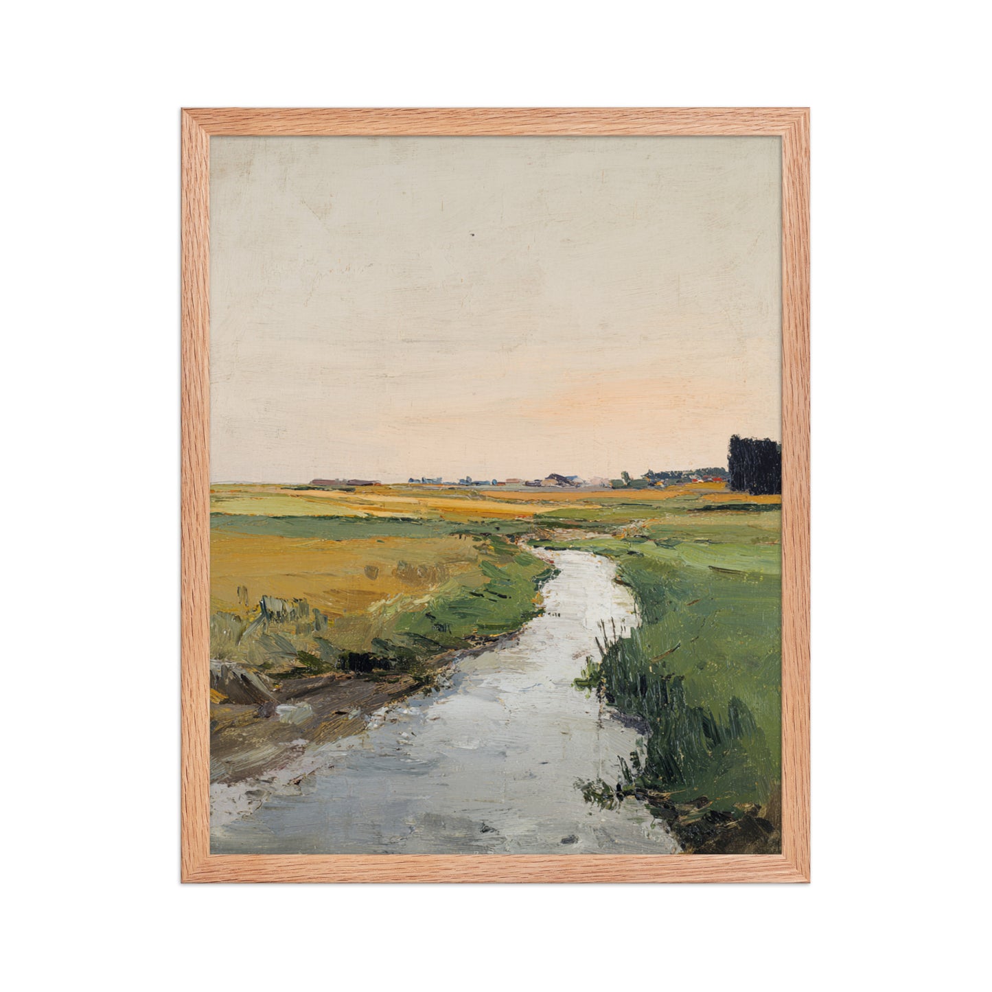 Countryside Stream Landscape Print