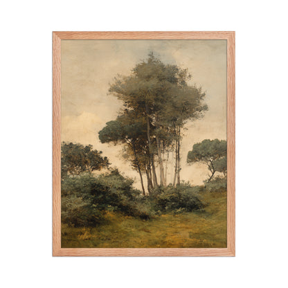 Countryside Tree Landscape Print – Quiet Grove