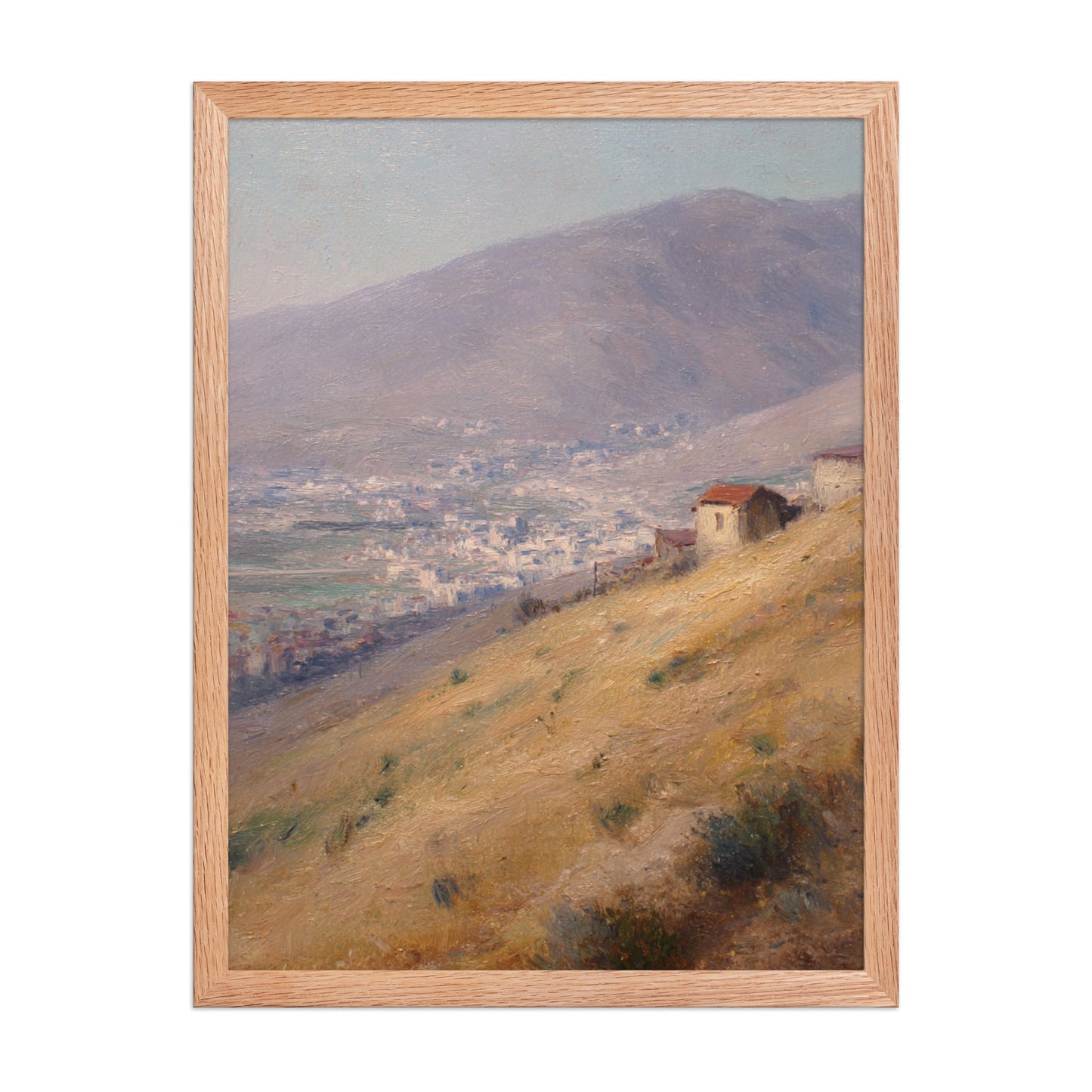 Mountain Village Landscape Print