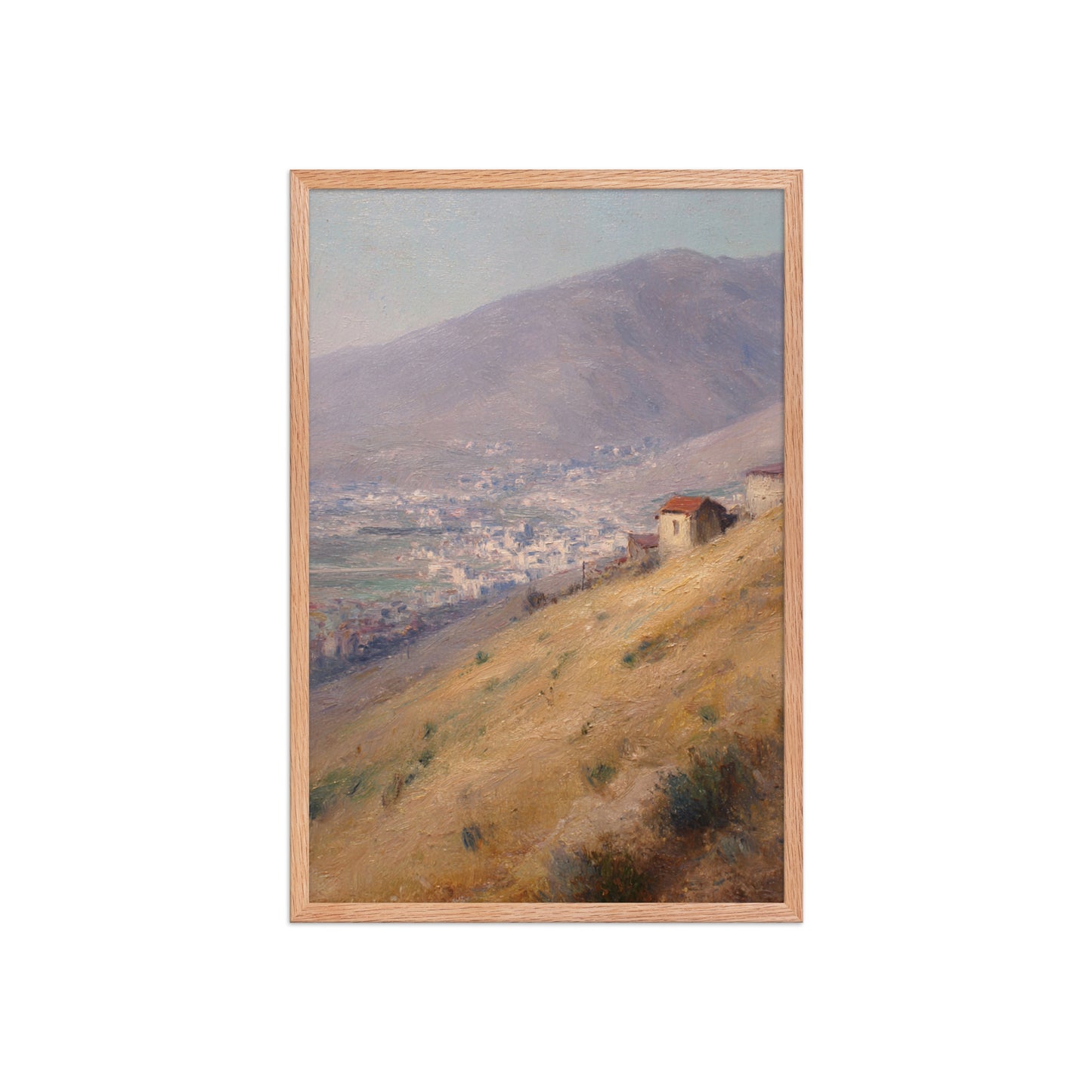 Mountain Village Landscape Print