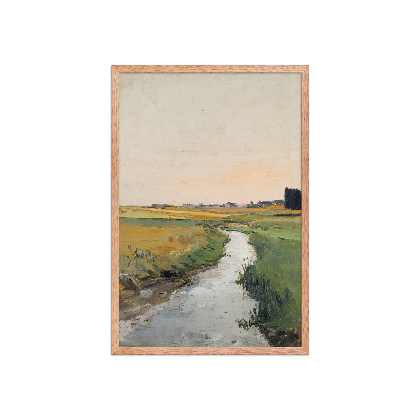 Countryside Stream Landscape Print