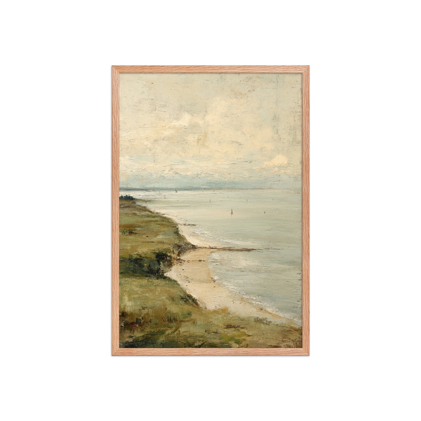 Coastal Seascape Beach Wall Art Print – Quiet Shore