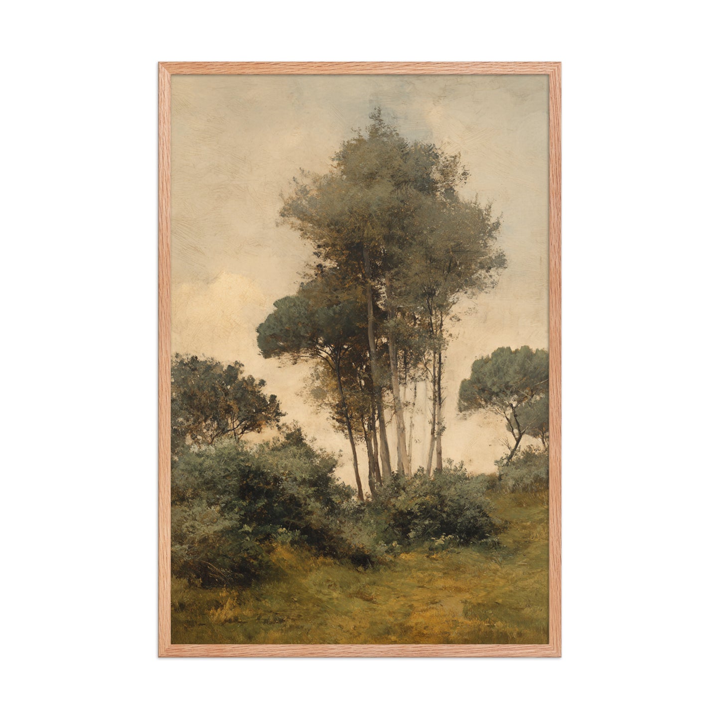 Countryside Tree Landscape Print – Quiet Grove