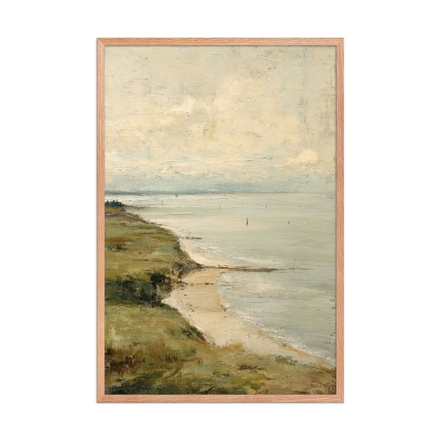 Coastal Seascape Beach Wall Art Print – Quiet Shore