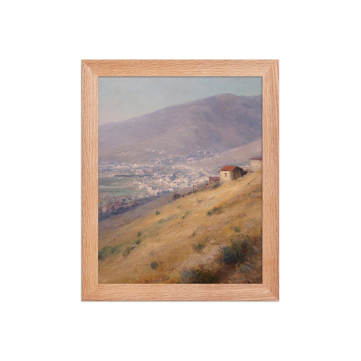 Mountain Village Landscape Print