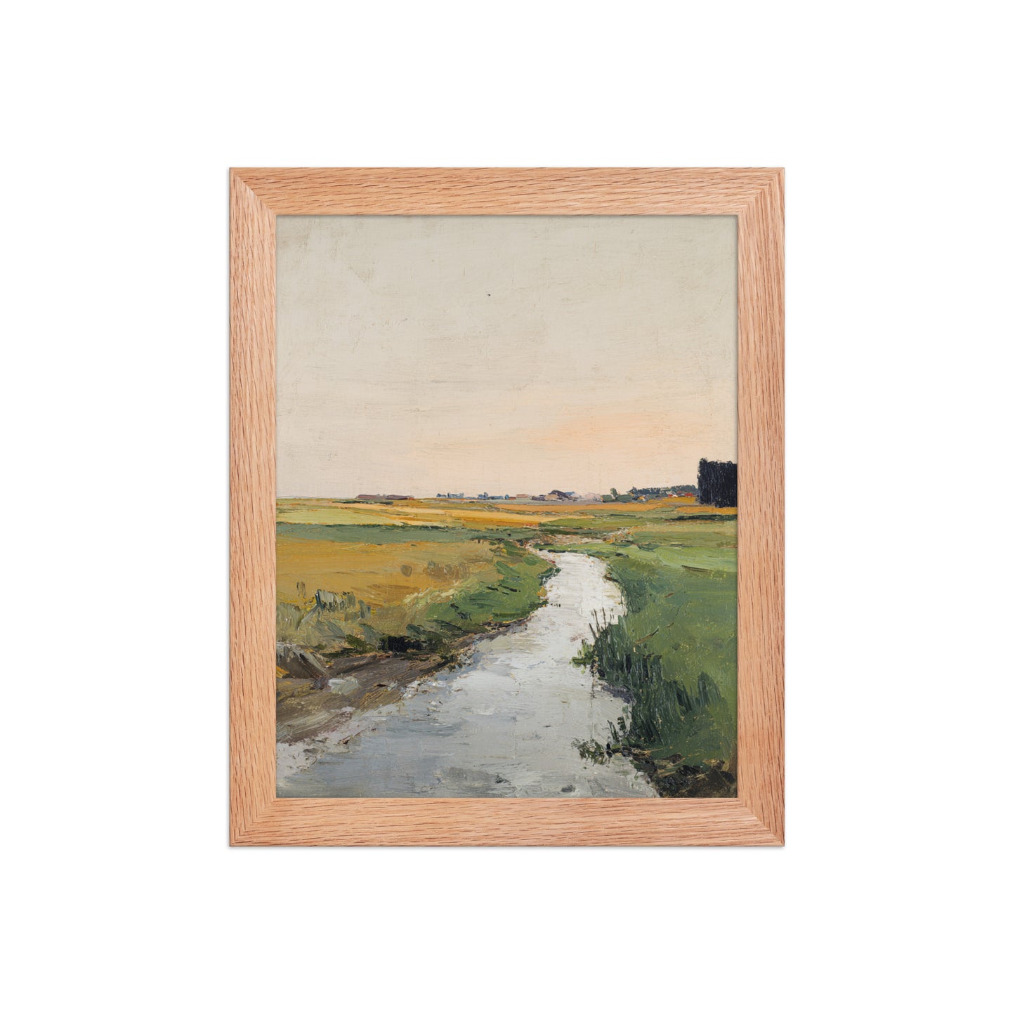 Countryside Stream Landscape Print