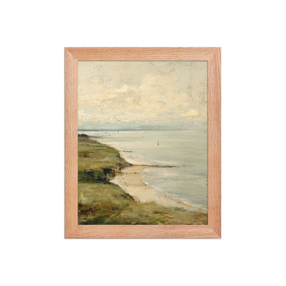 Coastal Seascape Beach Wall Art Print – Quiet Shore
