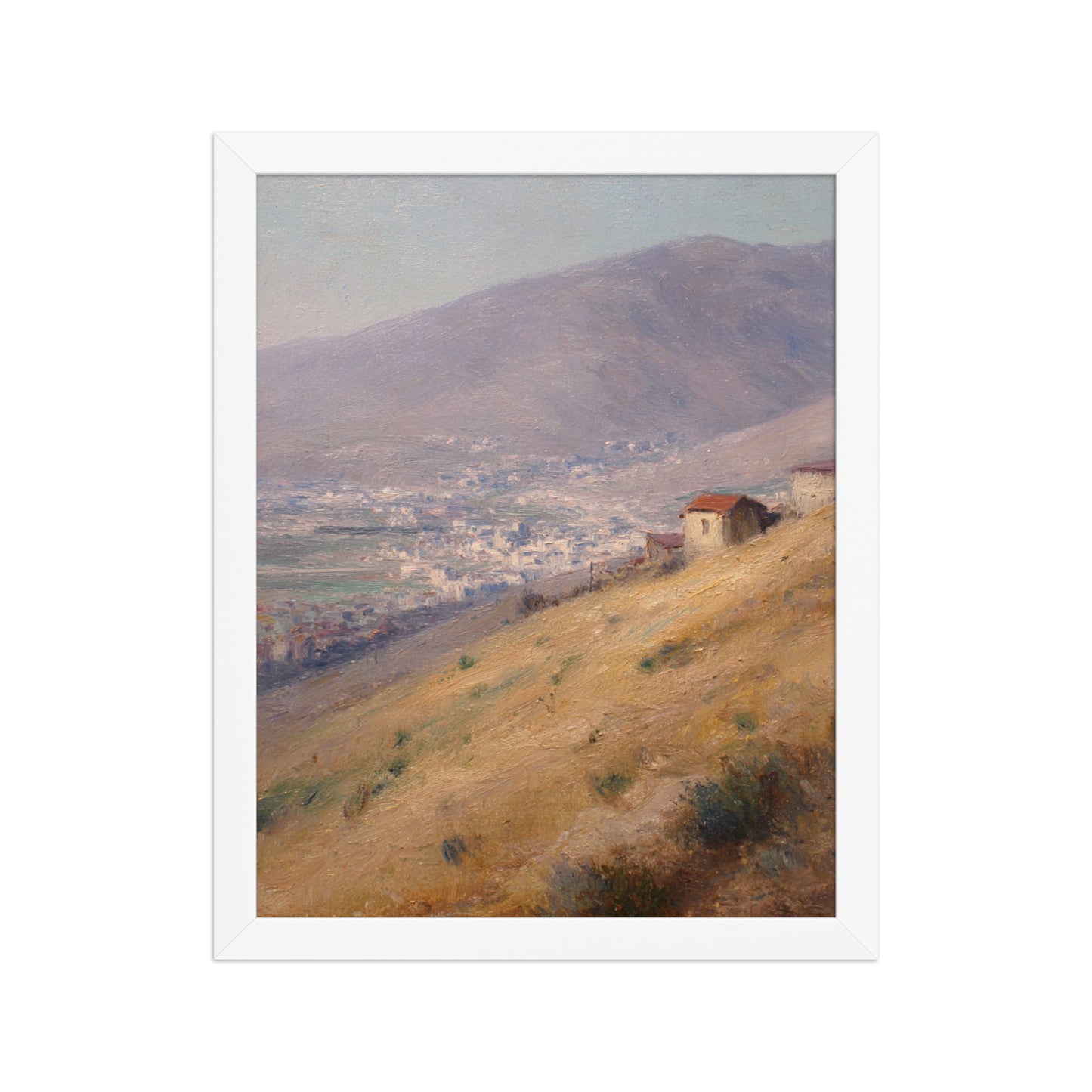 Mountain Village Landscape Print