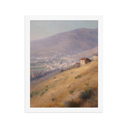 Mountain Village Landscape Print
