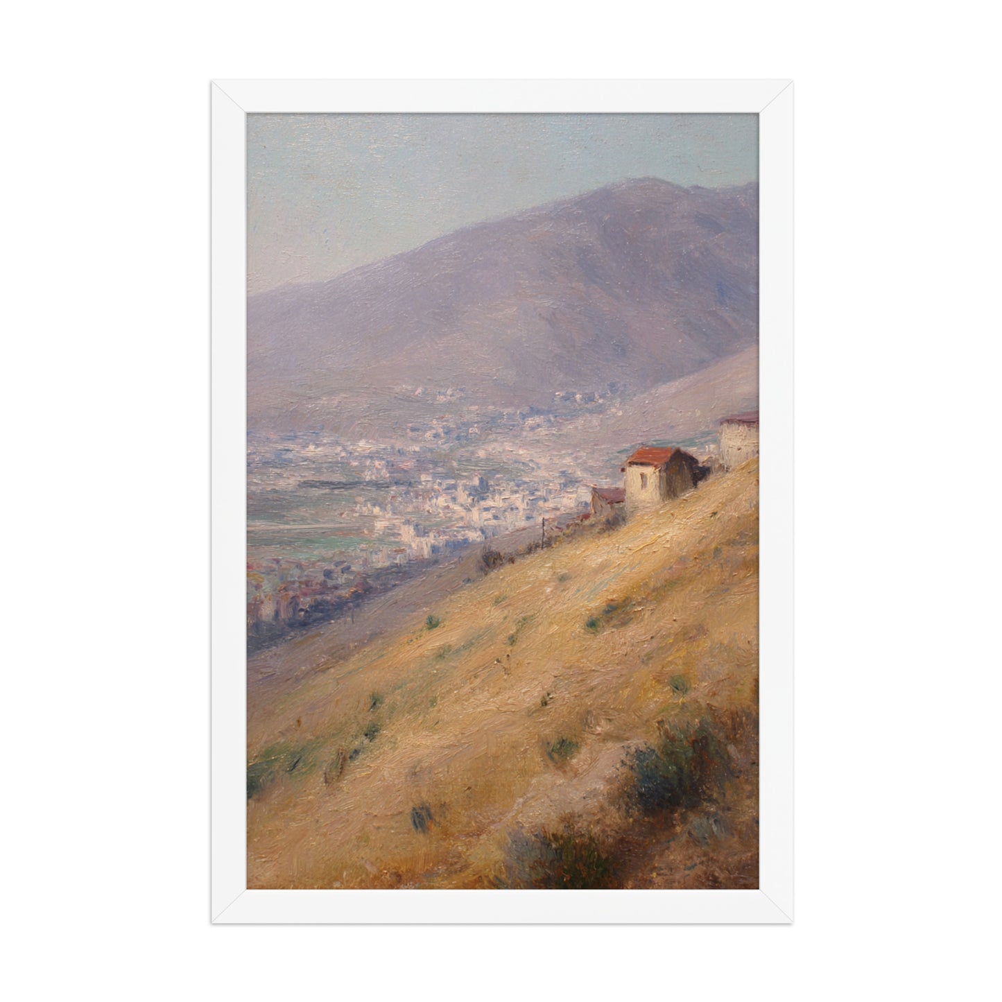 Mountain Village Landscape Print