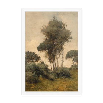 Countryside Tree Landscape Print – Quiet Grove