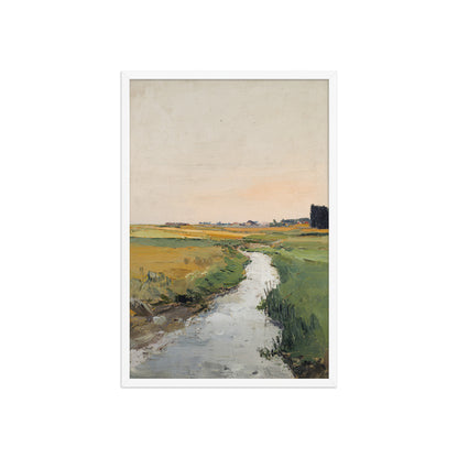 Countryside Stream Landscape Print