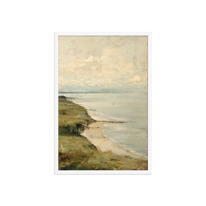 Coastal Seascape Beach Wall Art Print – Quiet Shore