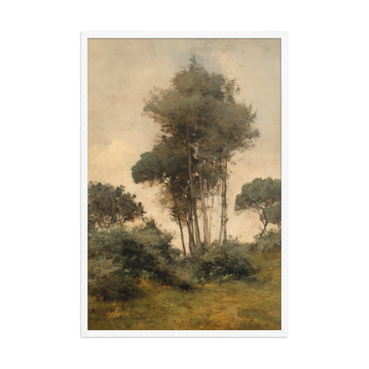 Countryside Tree Landscape Print – Quiet Grove