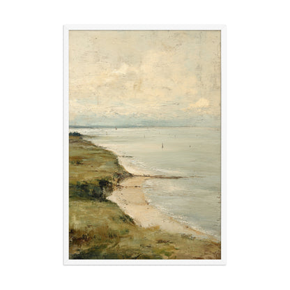 Coastal Seascape Beach Wall Art Print – Quiet Shore