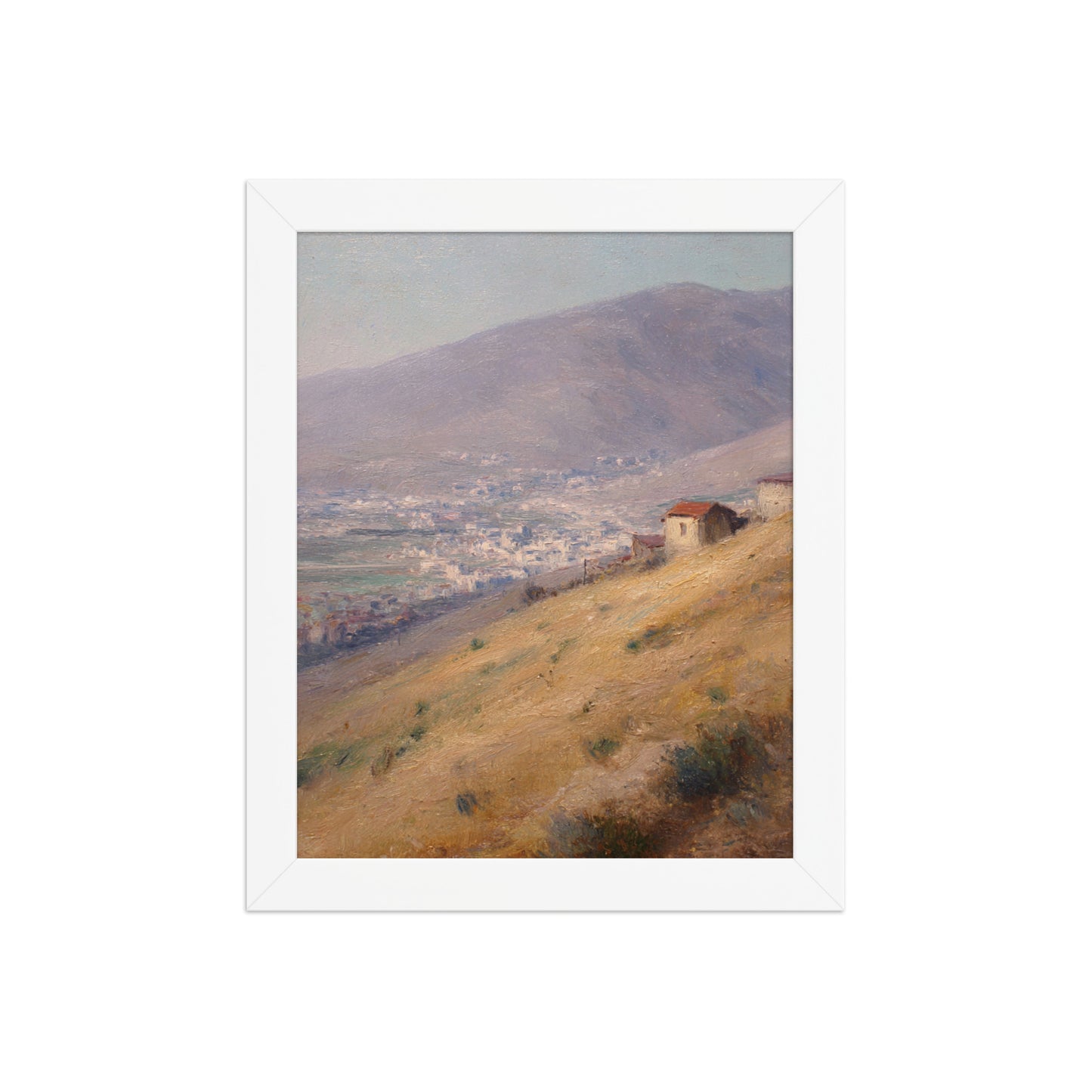 Mountain Village Landscape Print