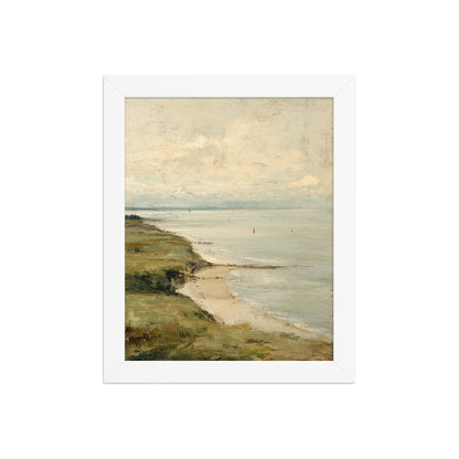 Coastal Seascape Beach Wall Art Print – Quiet Shore