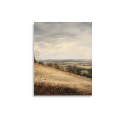 Fall Landscape Wall Art, Autumn Wildflowers Print (Digital Download)