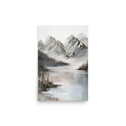 Vintage Mountain Wall Art (Digital Download)