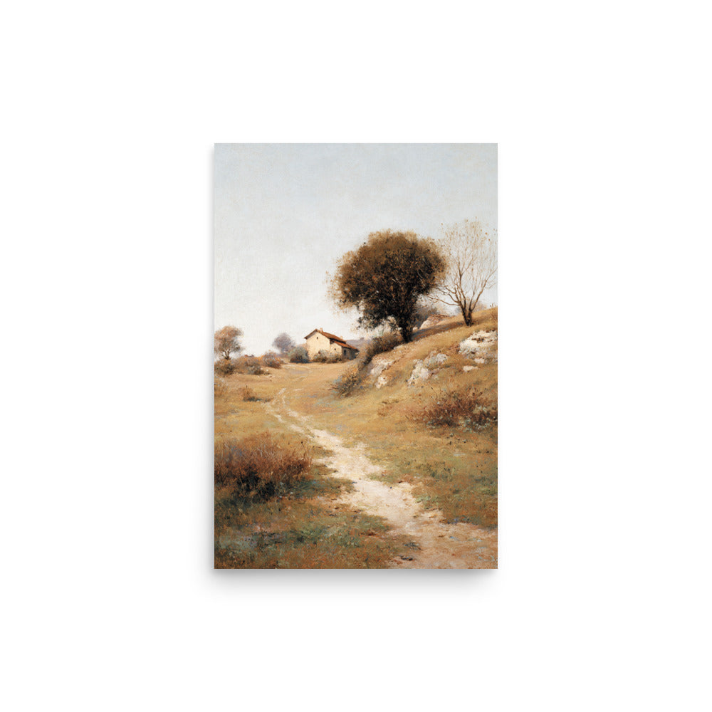 Countryside Path – Vintage Landscape Print
