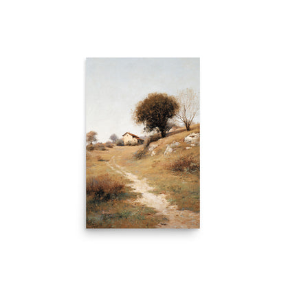 Countryside Path – Vintage Landscape Print