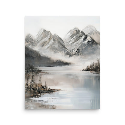 Vintage Mountain Wall Art (Digital Download)