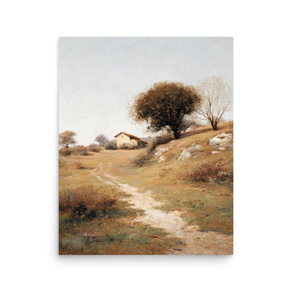 Countryside Path – Vintage Landscape Print