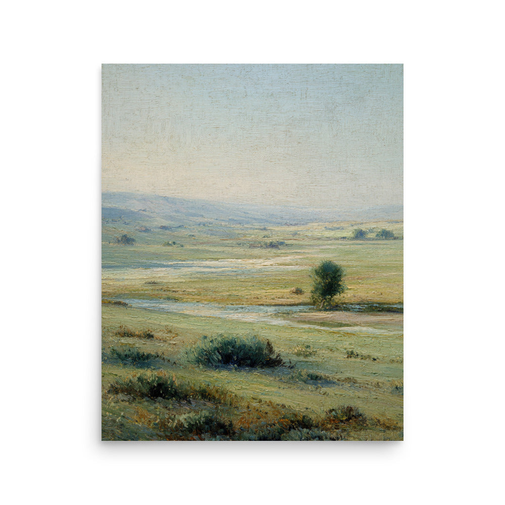 A Gentle Morning Across the Fields