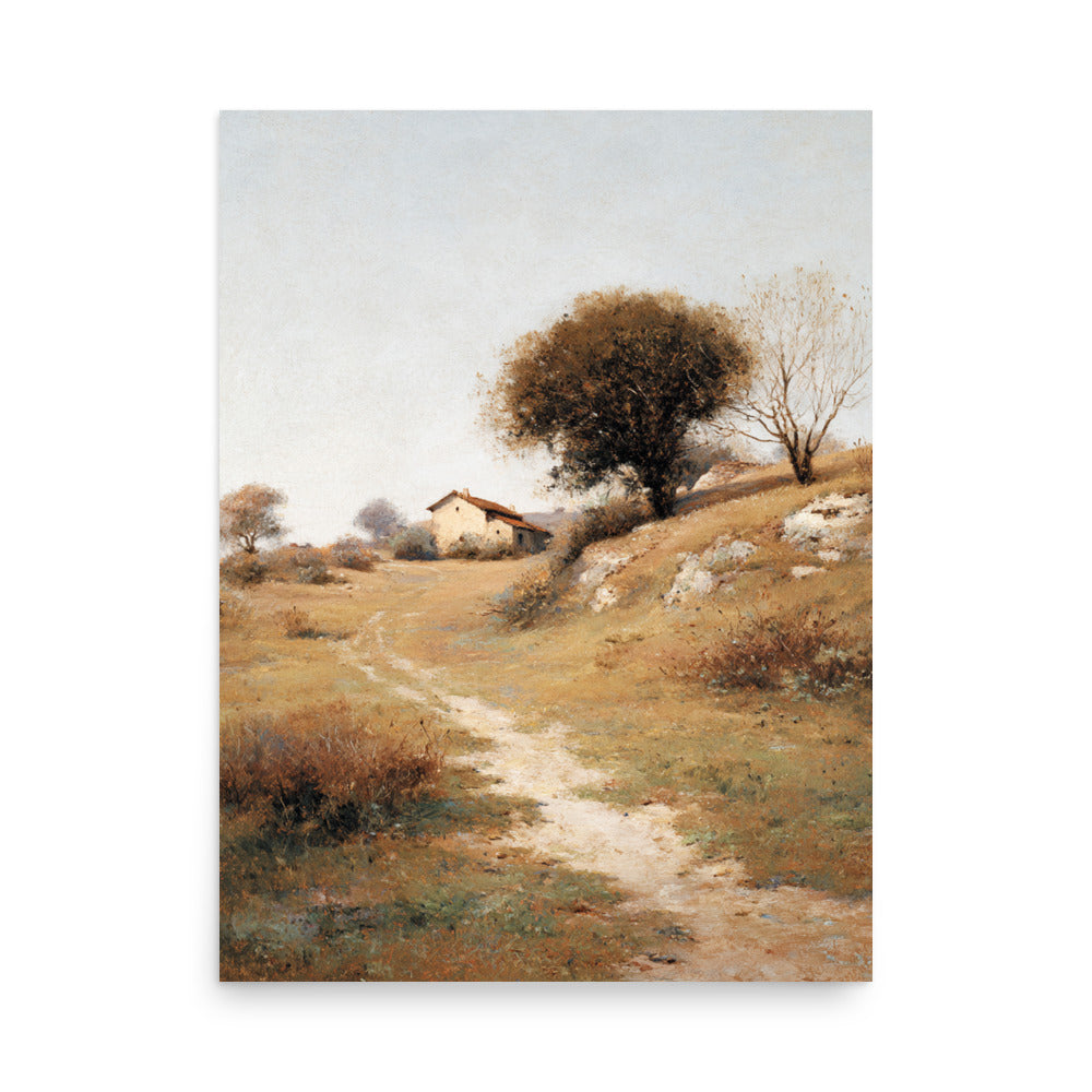 Countryside Path – Vintage Landscape Print