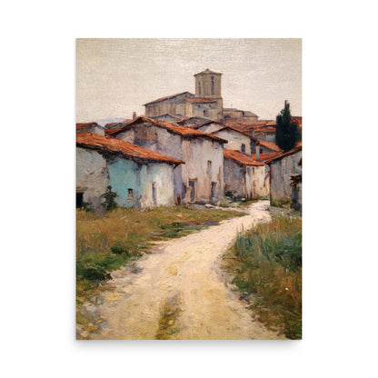 French Country Wildflower Landscape Print (Digital Download) 10