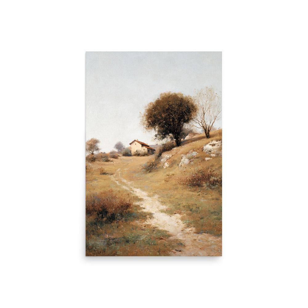 Countryside Path – Vintage Landscape Print