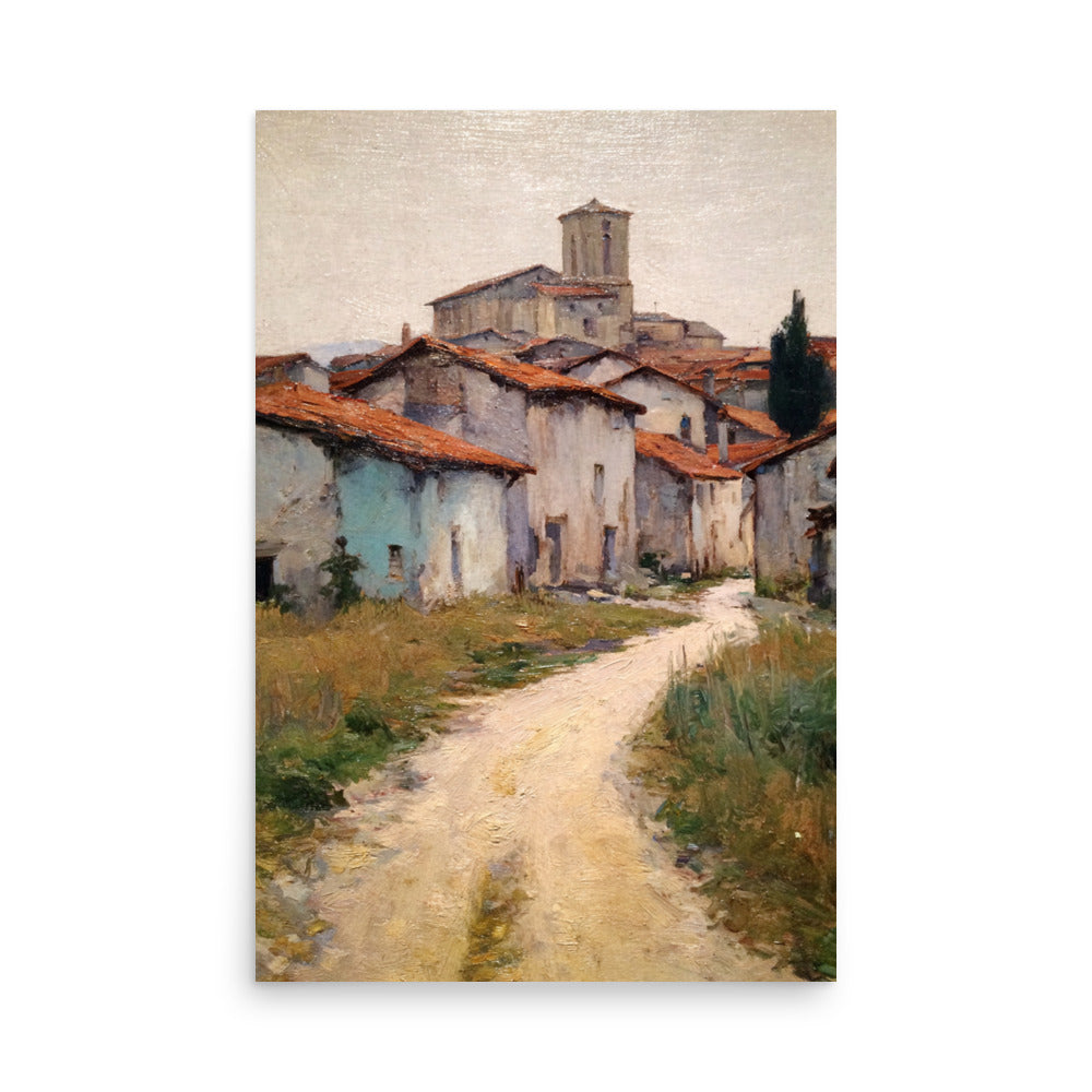 French Country Wildflower Landscape Print (Digital Download) 10