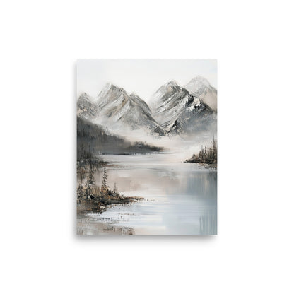 Vintage Mountain Wall Art (Digital Download)