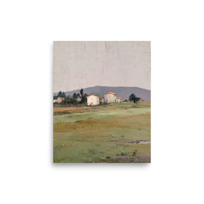 French Country Wildflower Landscape Print (Digital Download) 17