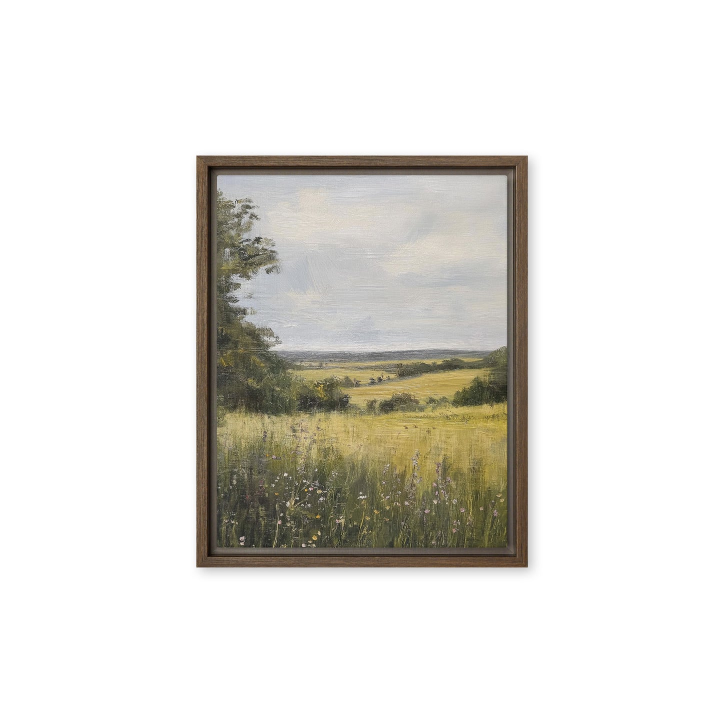 French Country Wildflower Landscape Print (Digital Download)