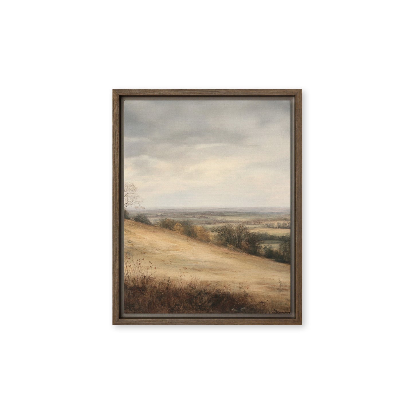 Fall Landscape Wall Art, Autumn Wildflowers Print (Digital Download)