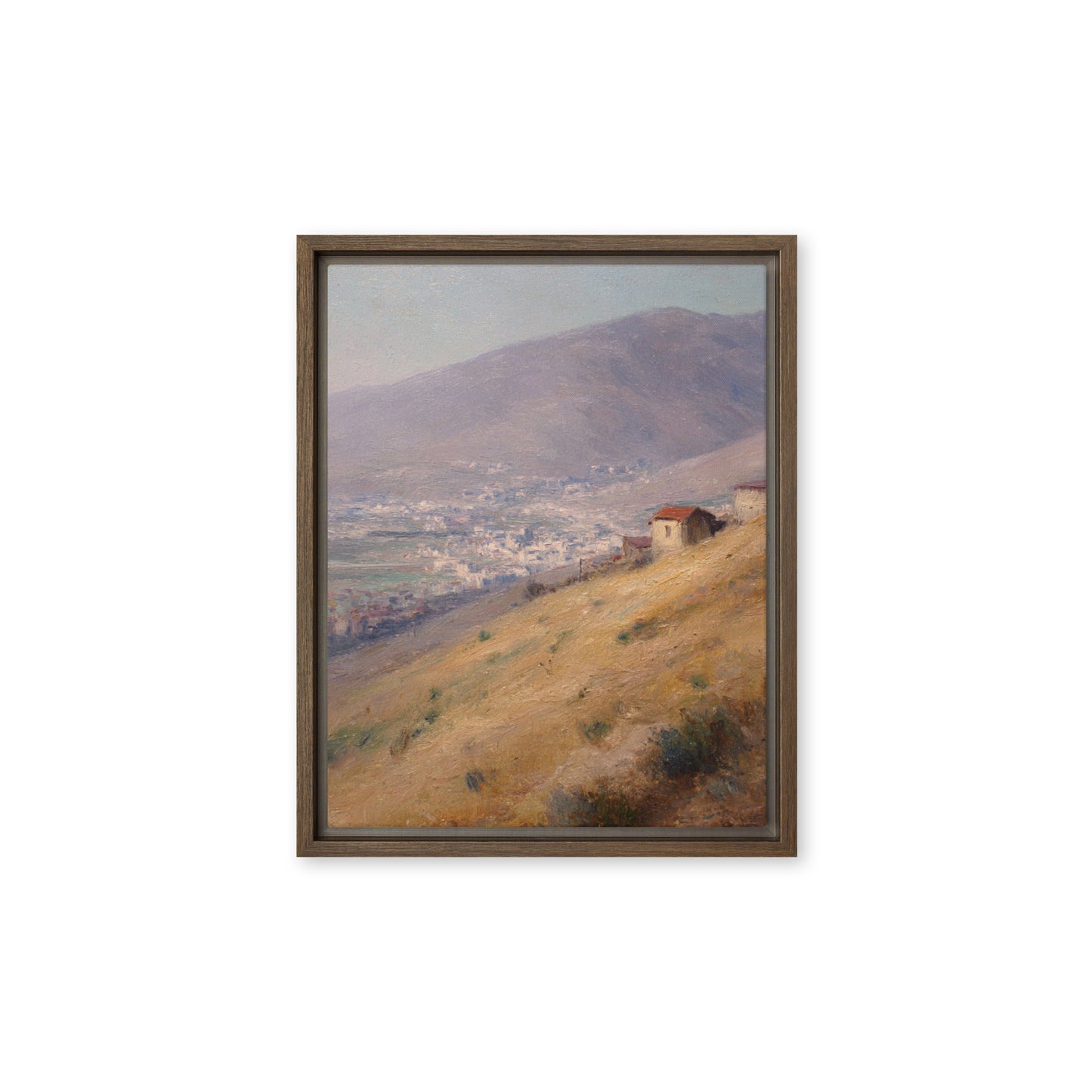 Mountain Village Landscape Print