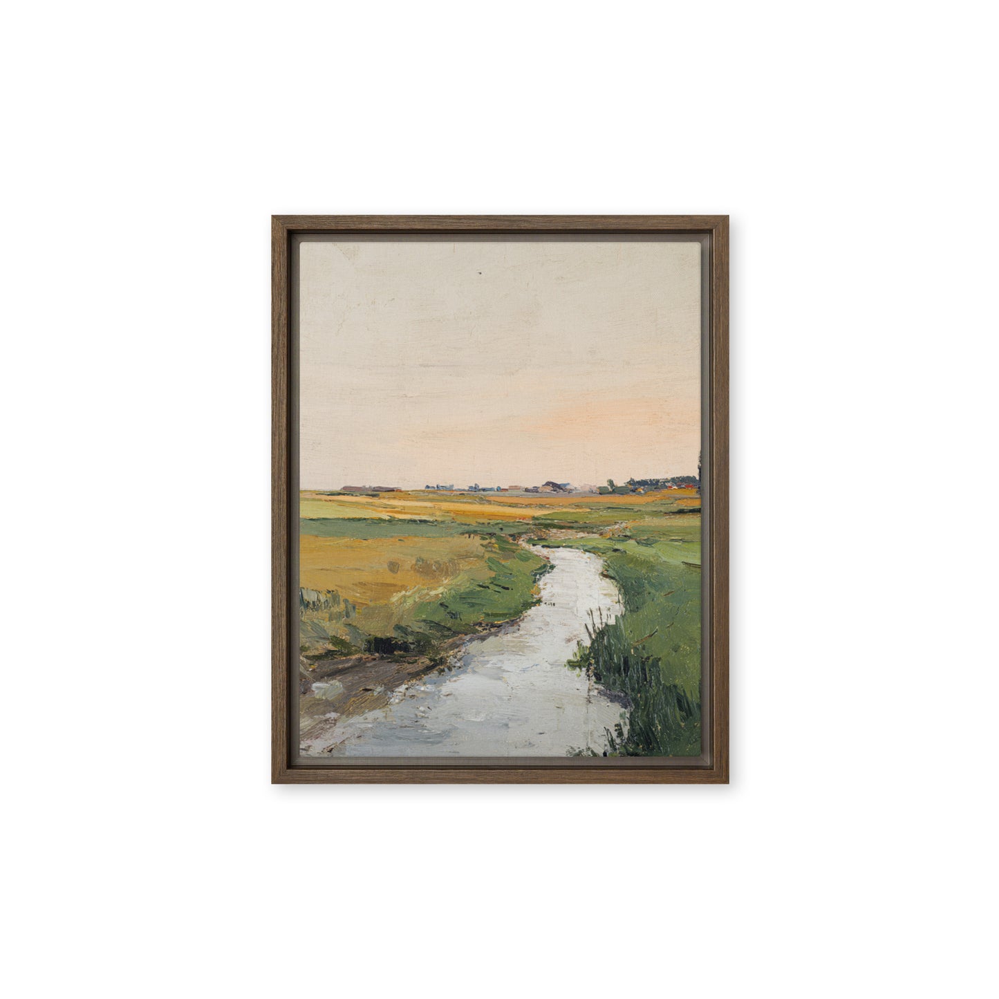 Countryside Stream Landscape Print