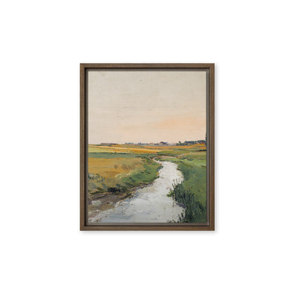 Countryside Stream Landscape Print