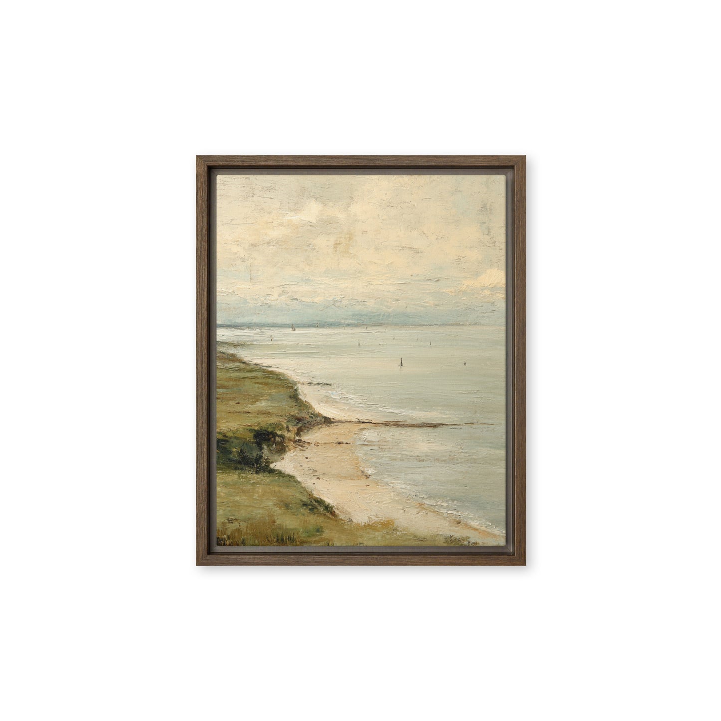 Coastal Seascape Beach Wall Art Print – Quiet Shore